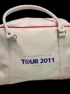 Chelsea Football Club Tour 2011 White Weekender Bag